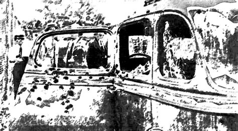 Bonnie and Clyde's Last Car 107 bullet holes later | Flickr