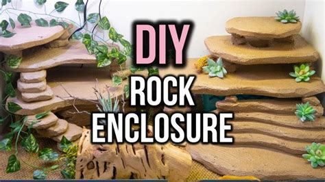 DIY Leopard Gecko Rock Enclosure