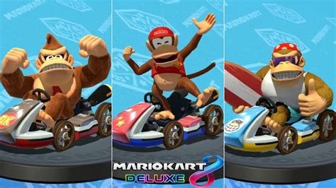 Mario Kart 8 Deluxe - Wave 6 // All Donkey Kong Characters - YouTube