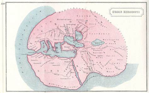 Map of the world according to the ancient greeks | Ancient maps ...