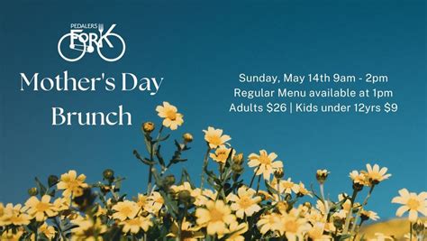 Mothers Day Brunch at Pedalers Fork, The Pedaler's Fork, Cedar Rapids ...