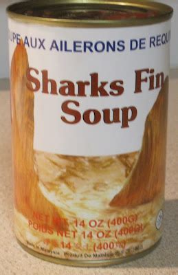 Cannundrums: Shark Fin Soup