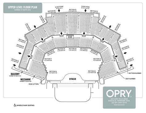 Seating Charts | Opry