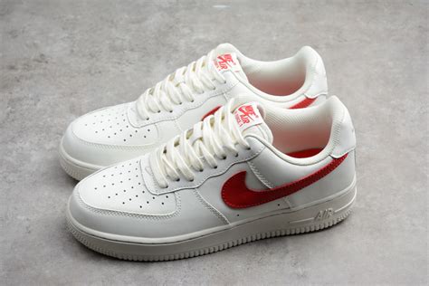 Nike Air Force 1 Low '07 "Sail/University Red" 315122-126