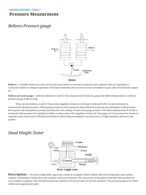 Pressure Calibration | PDF | Pressure Measurement | Pressure