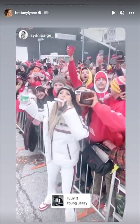 Patrick Mahomes' wife Brittany takes followers inside Super Bowl parade