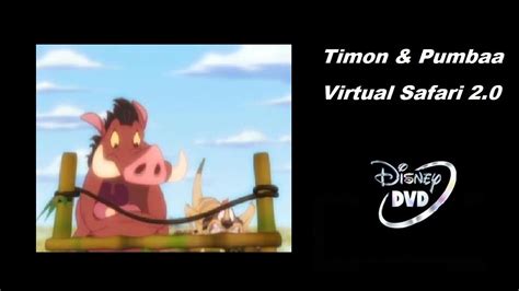 The Lion King Timon And Pumbaa Virtual Safari