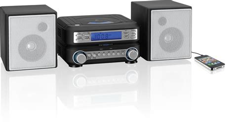 GPX HC221B Compact CD Player Stereo Home Music System with AM/ FM Tuner ...