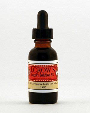 J.CROW'S® Lugol's Solution of Iodine 5% by J.Crow's. $29.95. http ...