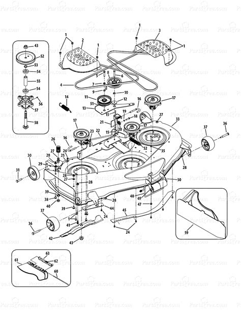 Cub Cadet Lt1046 Deck Belt Diagram