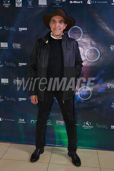 Luis Felipe Tovar poses for a photo on the red carpet for the movie No ...