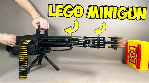 WORKING LEGO Minigun / Lego Gun Tutorial - YouTube