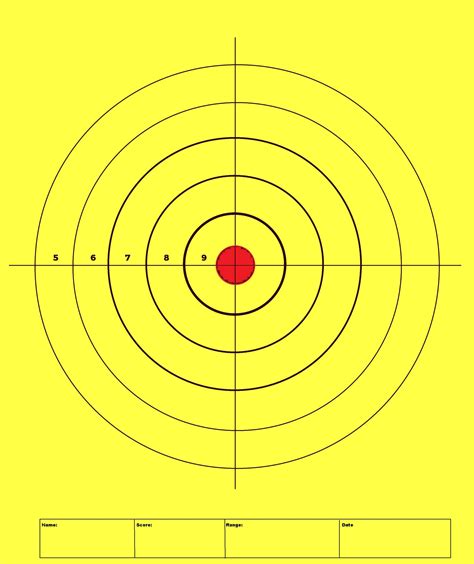 Free Printable Targets For Shooting Practice