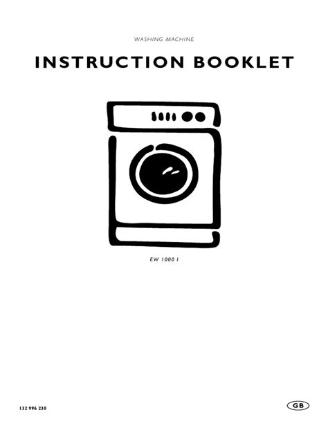 Washing machine manual.pdf | Washing Machine | Laundry