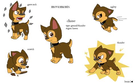 Chase As Pokemon by lopez697 on DeviantArt