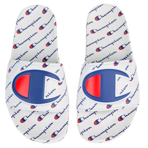 Champion IPO Repeat White Slides – Beyond Hype | Premier Streetwear