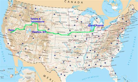 Map Of I 80 Usa – Topographic Map of Usa with States