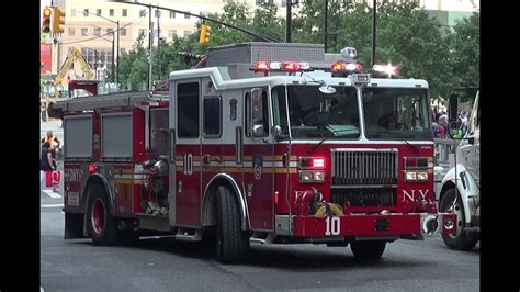 FDNY Engine 10 Responding - YouTube