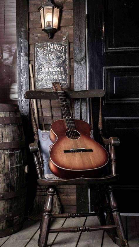 Old Guitar On Chair iPhone 6 Wallpaper Download | iPhone Wallpapers ...