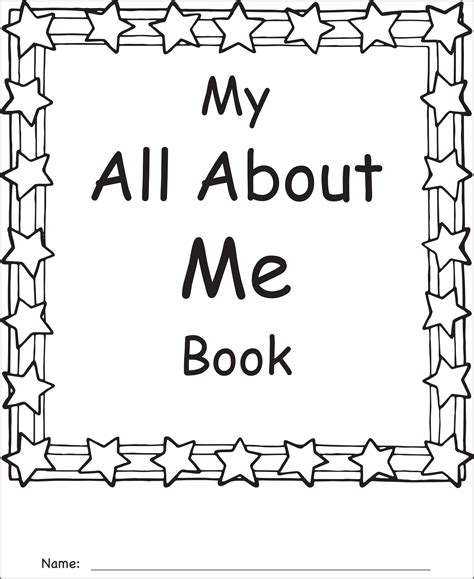 All About Me Printable Book Templates All About Me Preschool Theme ...