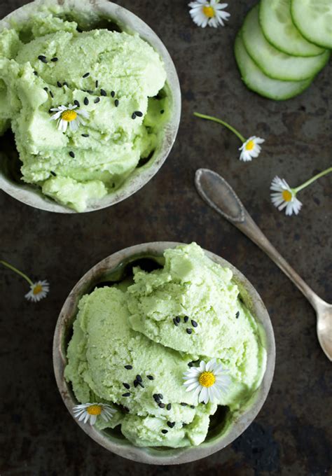 Wasabi and Cucumber Ice Cream • Green Evi