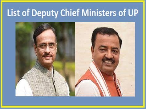 List of Deputy Chief Ministers of Uttar Pradesh (1967 -2022)