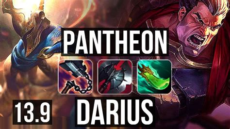 PANTHEON vs DARIUS (TOP) | 7/1/10, Dominating | KR Master | 13.9 - YouTube