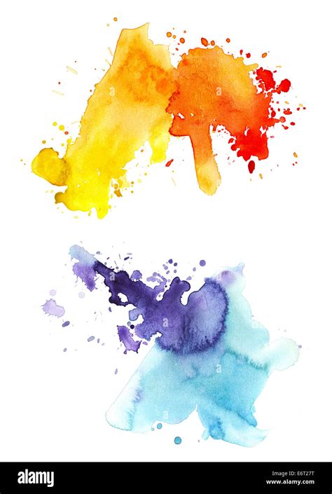 Ink watercolor paint splatter splash hi-res stock photography and ...