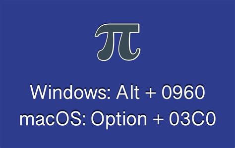 Pi Symbol On Keyboard Windows