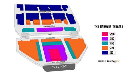 Worcester The Hanover Theatre Seating Chart