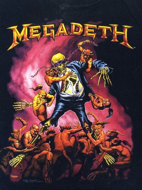 Megadeth Rust in Peace Era Artwork | Rock band posters, Heavy metal art ...