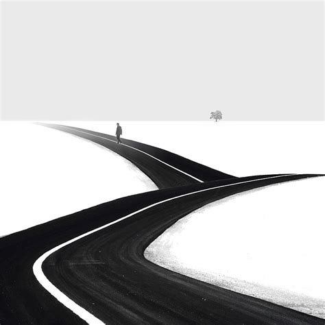 Minimalist Black and White Photography by Hossein Zare