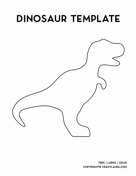 Printable Dinosaur Head Template - Printable Word Searches