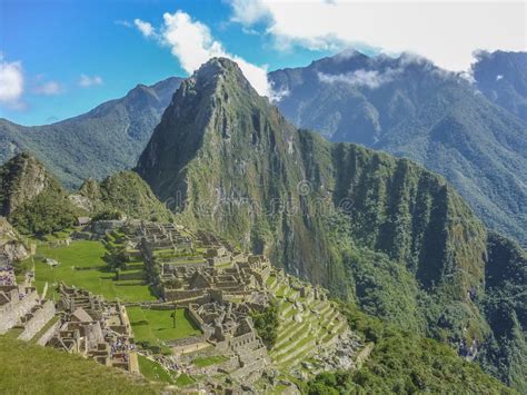 Machu Picchu Aerial View stock photo. Image of archaeological - 51586962