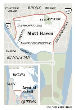 The New York Times > Real Estate > Image > Map: Mott Haven