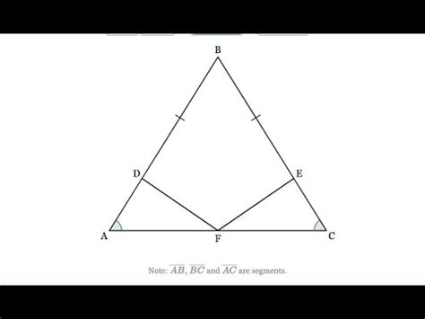 Deltamath Triangle Proofs (level 2) #9 - YouTube