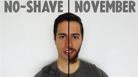 No Shave November Timelapse - YouTube