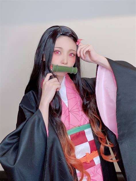 Top Japanese Cosplayer Enako Pieces Together Nezuko from Demon Slayer ...