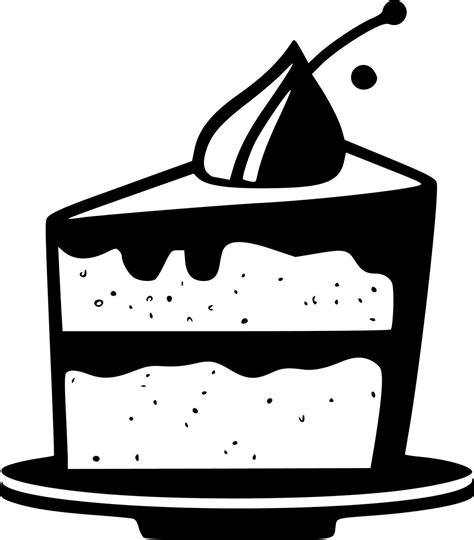 Birthday Cake - Minimalist and Flat Logo - Vector illustration 23853796 ...