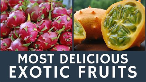 Delicious EXOTIC fruits to try: Top 10 tips for tourists - YouTube