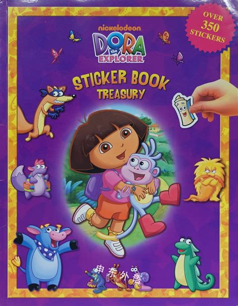 Dora The Explorer Sticker Book Treasury_( M )_作者与插画_儿童图书_进口图书_进口书,原版书,绘 ...