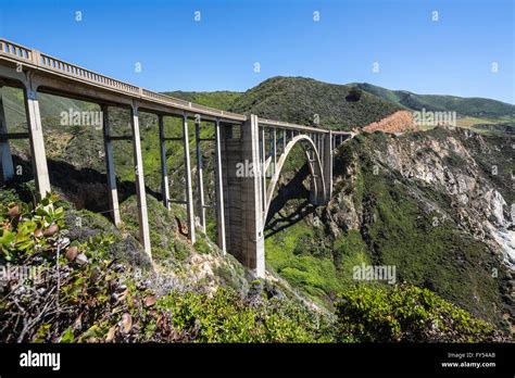 big sur bridge Stock Photo - Alamy