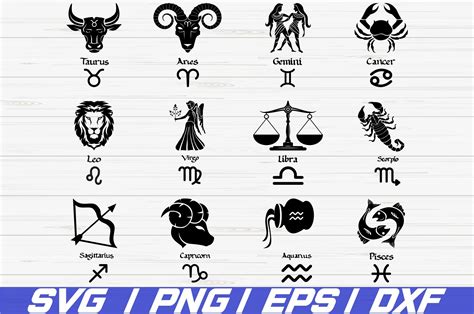 Craft Supplies & Tools Visual Arts Zodiac Clipart SVG/EPS/PNG File ...