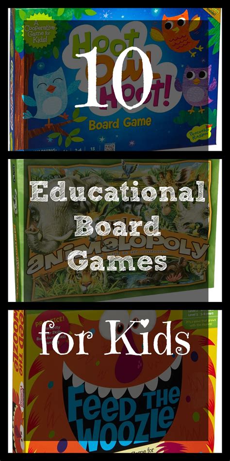 10 Educational Board Games for Kids - TGIF - This Grandma is Fun