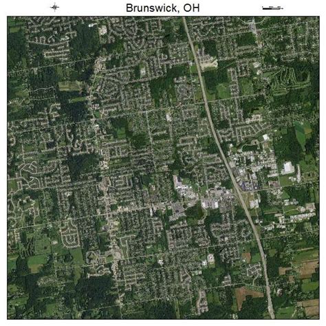 Aerial Photography Map of Brunswick, OH Ohio