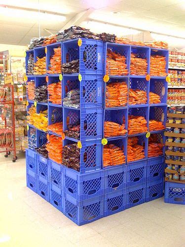 Milk crates as shelves at the Jubilee | Ryan Thompson | Flickr | Milk ...