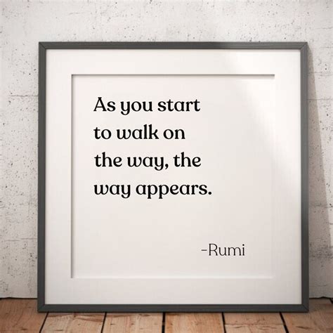 Rumi Wall Art Rumi Quote Motivational Print Counseling Office Decor ...