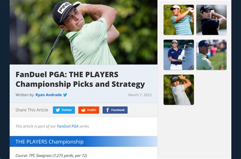 2023 Players Championship Set To Draw Top Golfers And Record Purse ...