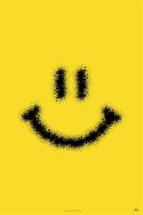 Smiley Face Graffiti New Media by Antonio Brasko | Saatchi Art