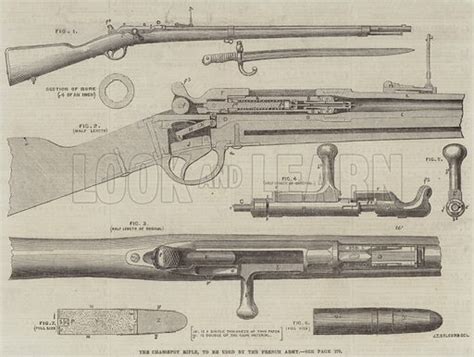 The Chassepot Rifle, to be used by the French Army stock image | Look ...